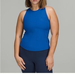 Base Pace Ribbed Tank Blazer Blue Tone size 6